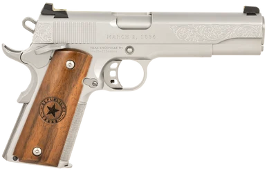 Tisas 1911 Republic of Texas, 45 ACP, 5.00" Barrel, 8 Rds, Stainless