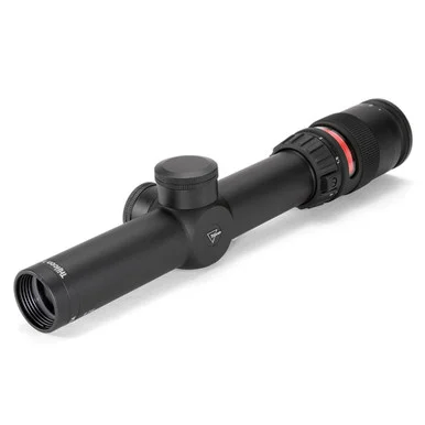 TRIJICON AccuPoint 1-4x24 30mm Red Triangle Post Reticle Matte Black Riflescope (TR24R)