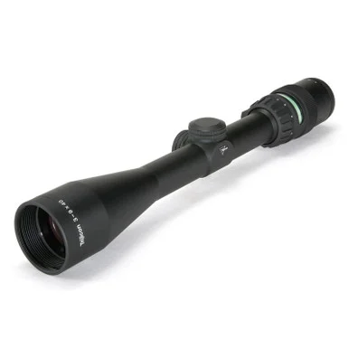TRIJICON Accupoint 3-9x40mm 1in Green Triangle Post Reticle Matte Black Riflescope (TR20G)