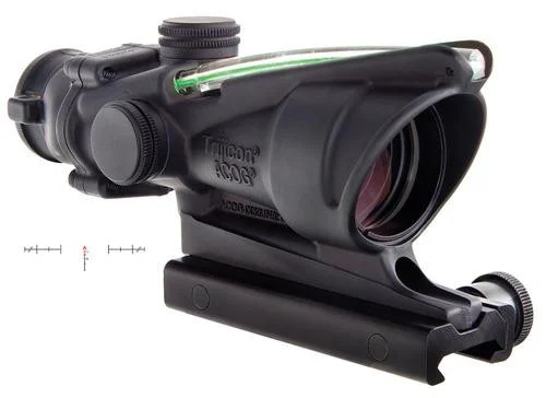 Trijicon Pistol Grip ACOG 4x32mm, TA51 Mnt Green Chevron 36.8 ft @100 yds FOV