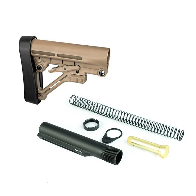 Trinity Force Omega Mil Spec Stock & Buffer Kit - Sand - WT05S