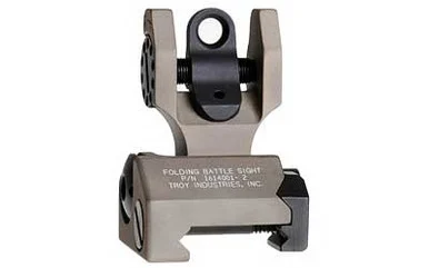 TROY Rear Folding Battle Sight, Flat Dark Earth (SSIG-FBS-R0FT-00)