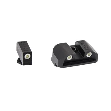 TRUGLO Brite-Site Tritium Green Handgun Sights for Glock 17 - 39 & 45 (TG231G1)