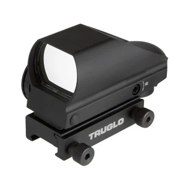 TRUGLO Multi Color Reticle Open Red Dot Sight, Clamshell Pack (TG8380B)