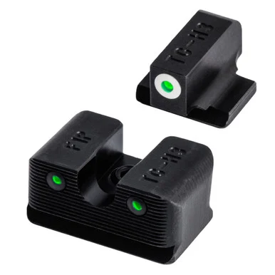 TruGlo Tritium Pro FN FNX40 Set, Green Tritium, Fortress Finish