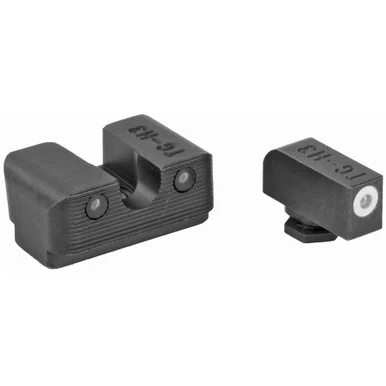 TruGlo Tritium Pro, Glock Low Set, White