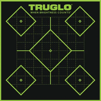 TRUGLO Tru-See 6 Pack of 5-Diamond 12x18 Splatter Targets (TG14A6)