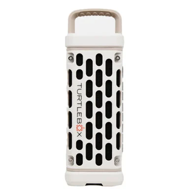 Turtlebox Ranger Bluetooth 5.4 Speaker, Ivory, Rugged, Waterproof and Shockproof