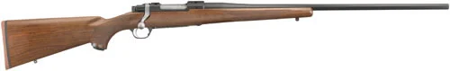 Ruger M77 Hawkeye Standard Bolt Action Rifle 37115, 257 Roberts, 22 in, American Walnut Stock, Blue Satin Finish