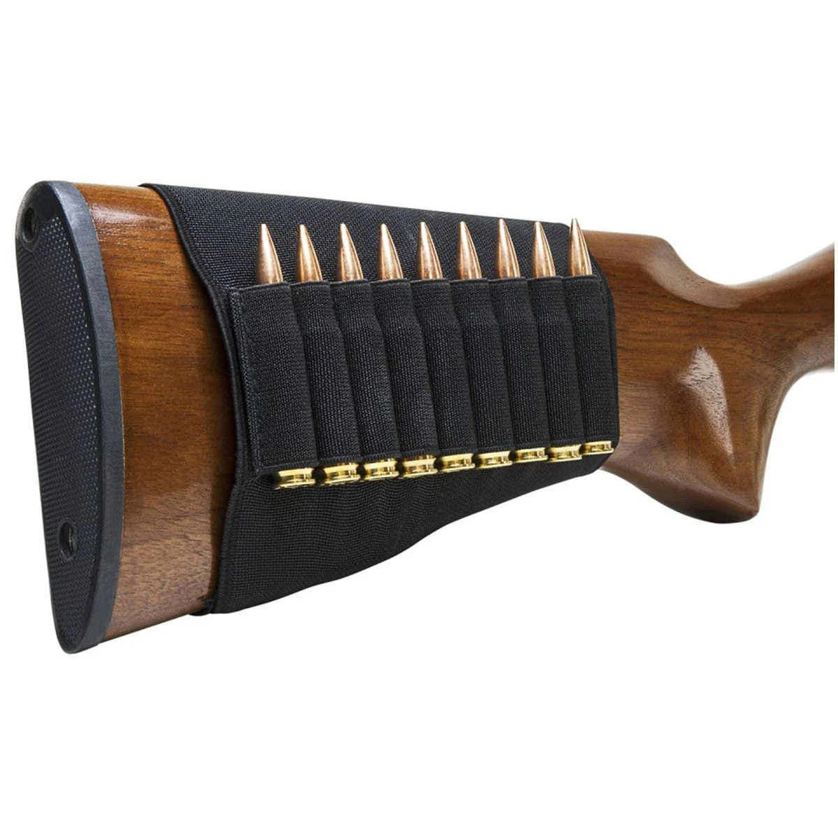 VISM Buttstock Rifle Cartridge Holder - Black - CVSRC2993B