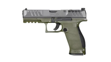 Walther Arms PDP FS, 9MM, 4.50" Barrel, 10+1 Rds, Black/Green