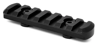 Warne 6203M, 7 Slot Rail, Black Anodized