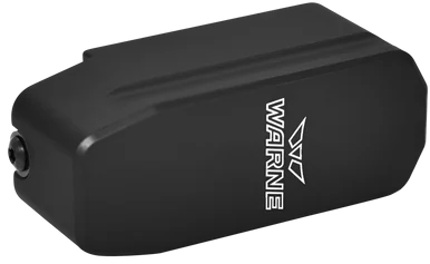 Warne Magazine Extension, +5 Capacity, Hardcoat Anodized, Black