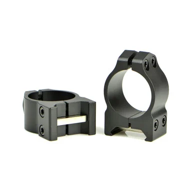 Warne Maxima Fixed Scope Rings, 1" Low, Matte Black
