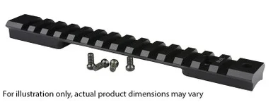 Warne Mounts Mountain Tech RGR American LA Rail 20MOA, Black Anodized