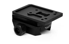 Warne Red-Dot Riser Holosun AEMS, Adjustable Height, Black Anodized