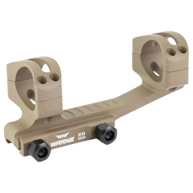Warne Skeletonized, 30mm Mount, 20 MOA, Flat Dark Earth