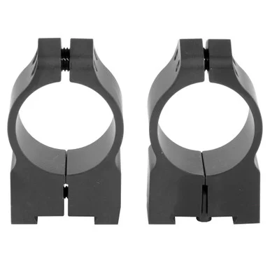 Warne Tikka 1" Medium Matte Rings, 1TM, Black Matte Finish
