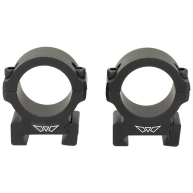 Warne Vapor Horizontal 1" Scope Rings, Medium, Matte Black