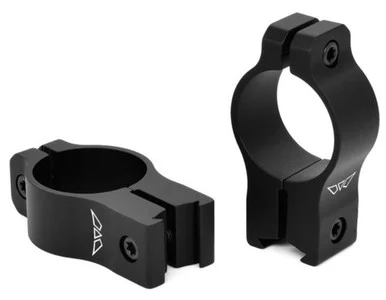 Warne WAR V422M, Rimfire Rings, 3/8th Inch Dovetails, Lightweight Aluminum, Black