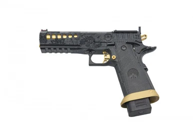 Watchtower Demolitia "Undead" Edition, 9MM, 5.00" Barrel, 17/20 Rds, High Gloss Black Finish