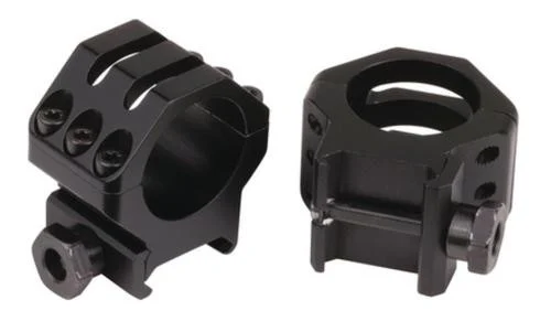 Weaver Tactical 6-Hole Rings 1" Medium Black