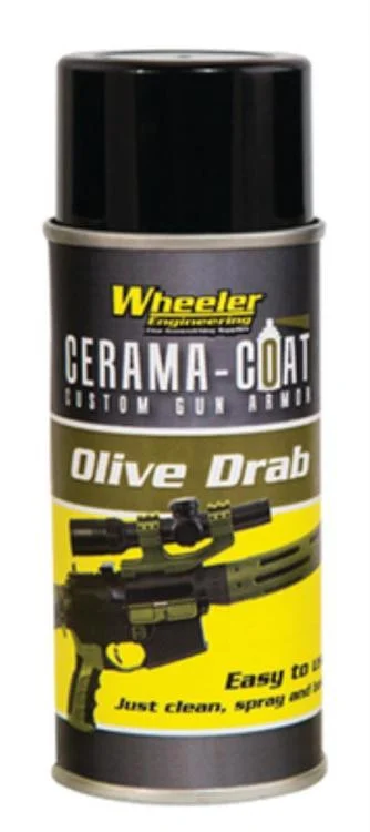 Wheeler Cerama-Coat Custom Gun Armor Firearm Coat 4oz Olive Drab