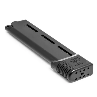 WILSON COMBAT 1911 Elite Tactical .45 ACP Full-Size 10rd Black Magazine w/ Wrap-Around Base Pad (500-45FS10B)