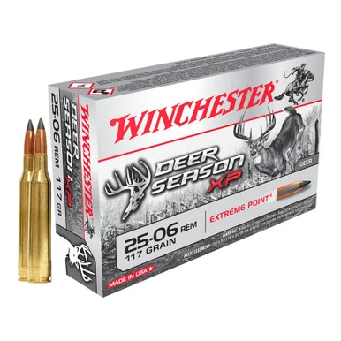WINCHESTER AMMO Deer Season XP 25-06 Remington 117Gr Polymer Tip Ammo (X2506DS)