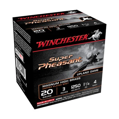 WINCHESTER AMMO Super Pheasant 20Ga 3in 4-Shot Shotgun Shells (X203PH4)