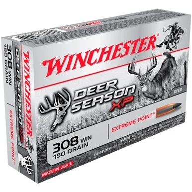 WINCHESTER Deer Season XP 308 Win 150Gr Extreme Point 20rd Box Bullets (X308DS)