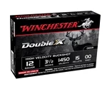 Winchester Double X 12 Gauge Ammo 3 1/2" 00 High Velocity Buckshot 15 Pellets