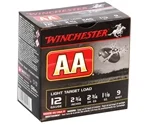 Winchester Light Target Load AA 12 Gauge Ammo 2-3/4" 1-1/8 oz. #9 Shot Case of 250 - AA129