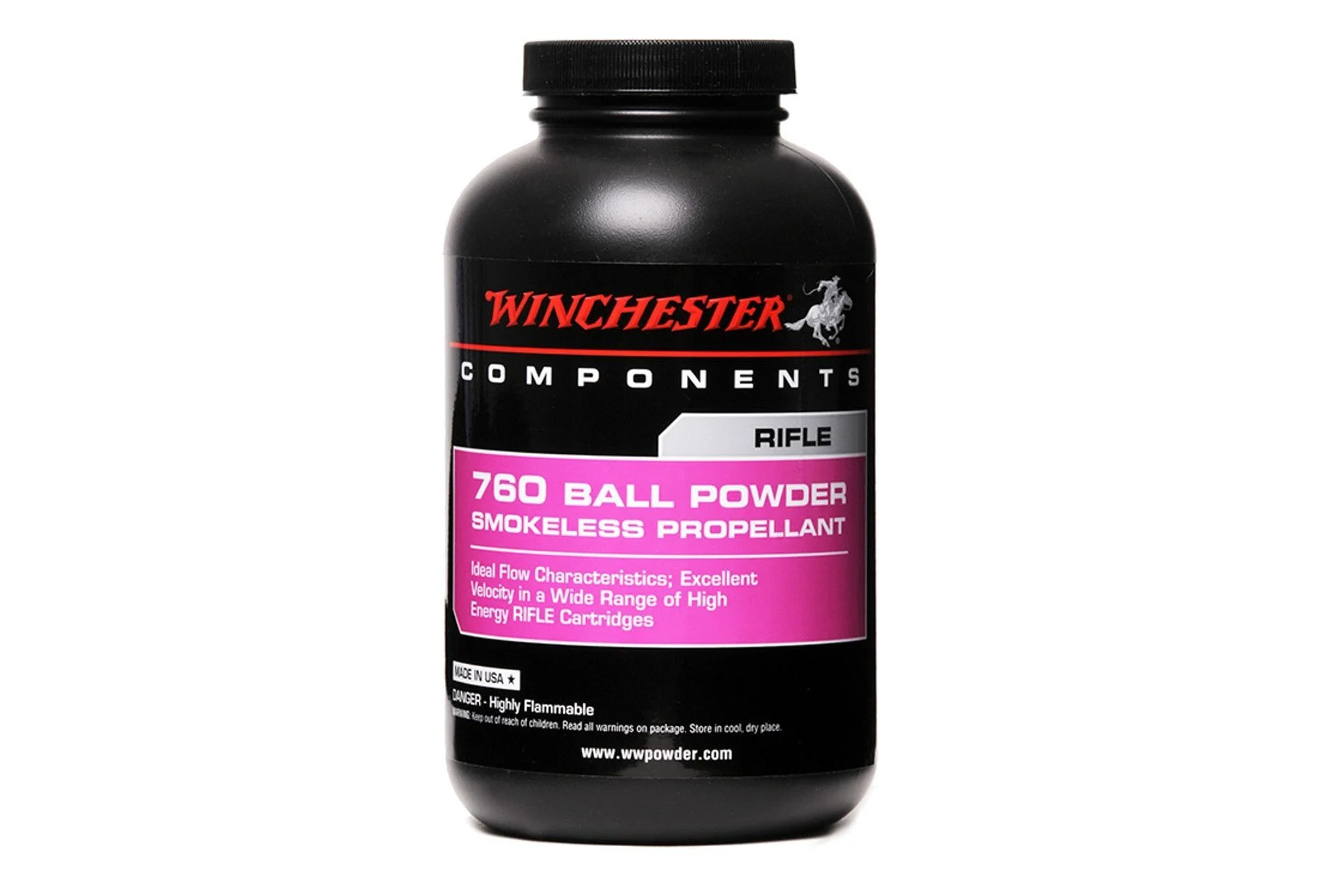 Winchester Powder 7601 Ball Powder 760 Rifle Multi-Caliber 1 lb - 41109