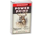 Winchester Power Point 7mm Mauser Ammo 145 Grain Pointed Soft Point - X7MM1