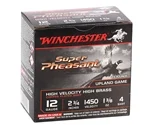 Winchester Super Pheasant 12 Gauge Ammo 2 3/4" 1 3/8 oz #4 Lead Shot - X12PHV4
