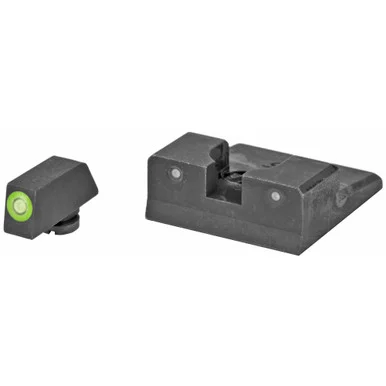 XS Sights R3D Night Sights, Green Front Dot, Fits Taurus G2, Matte Blued