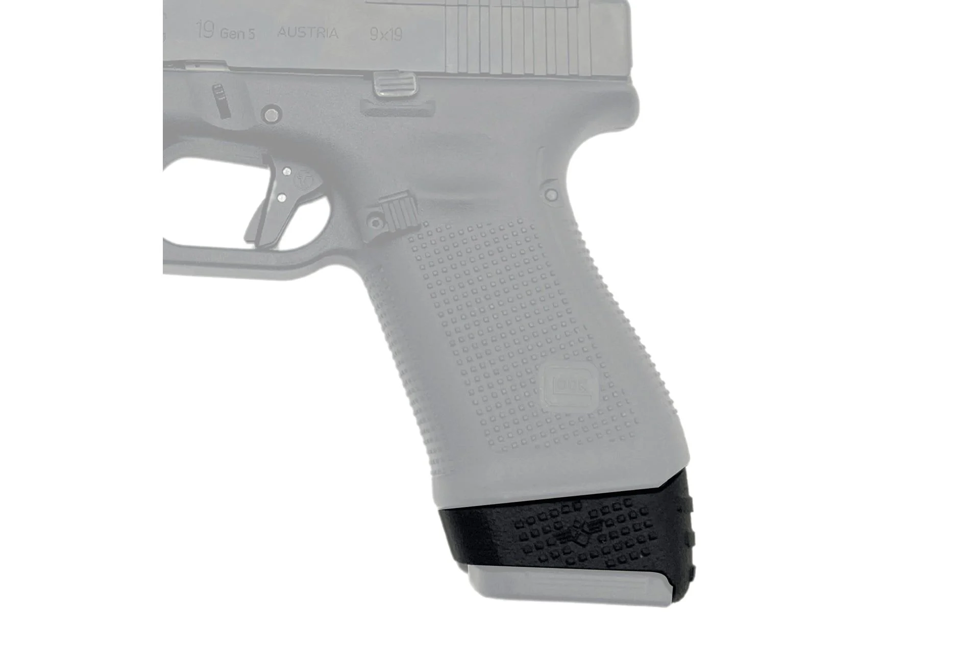Xtech Tactical Magazine Sleeve for Glock 19 Gen 3-4 & 5 FS for use with 17rd Glock Magazine - XT3030501