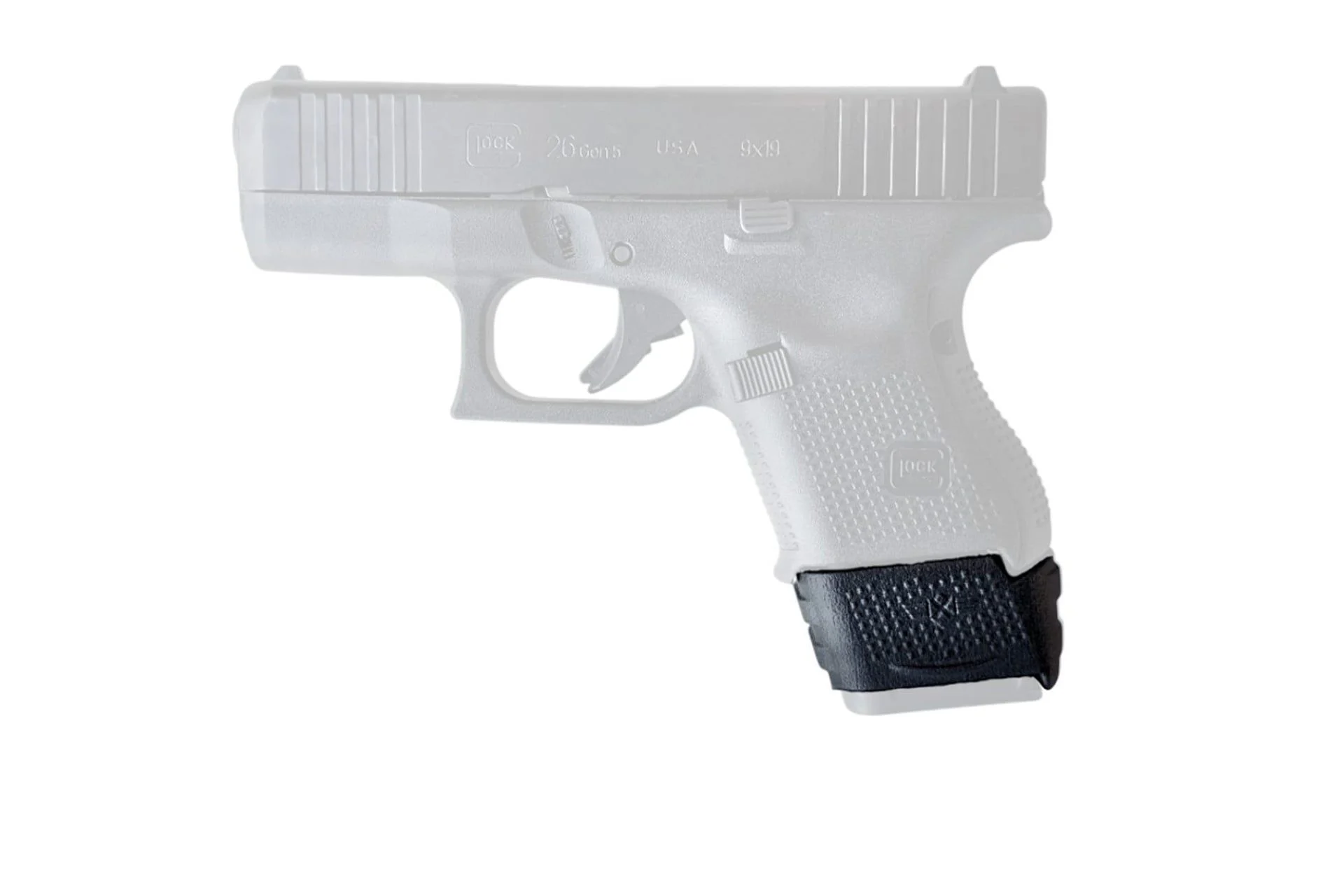 Xtech Tactical Magazine Sleeve for Glock 26/27 for use with 15rd Glock Magazine - XT3030901