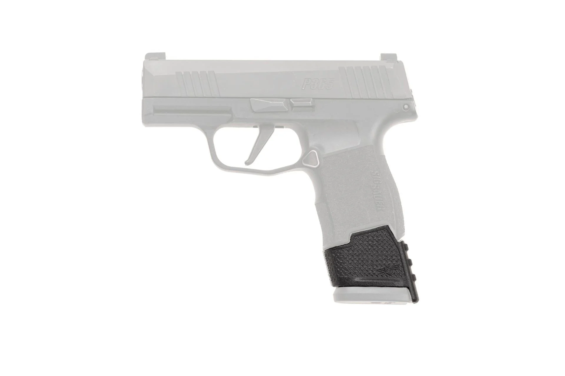 Xtech Tactical Magazine Sleeve for Sig Sauer P365 standard grip for use with 17rd P365 Macro Magazine - XT3020901