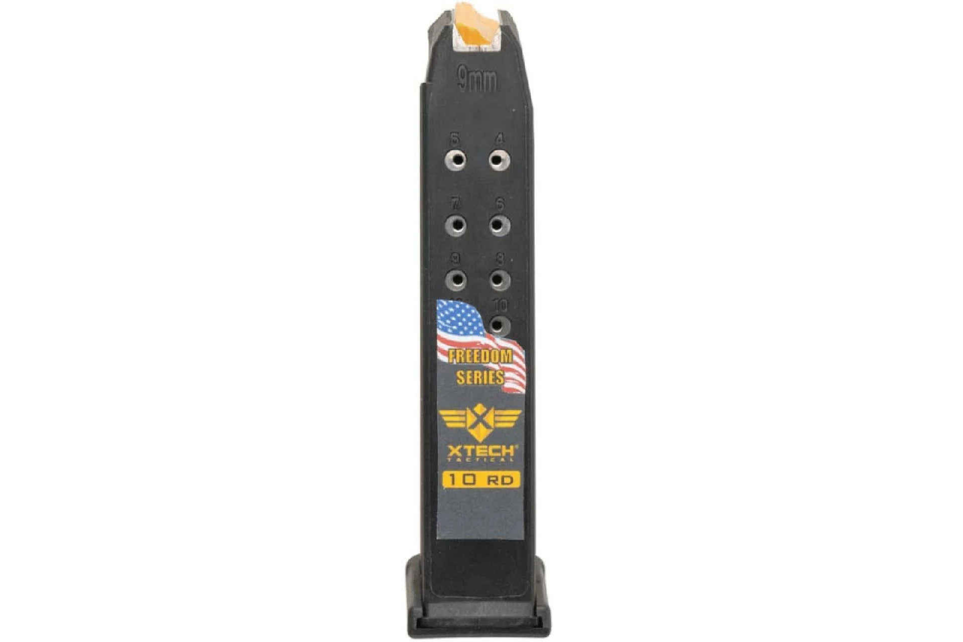 Xtech Tactical Steel Reinforced 10/17 10rd 9mm Magazine for Glock 17 with 17-7 SS Spring - XT3032201