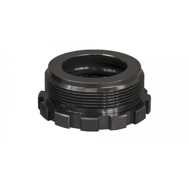Yankee Hill Machine Kurz QD Adapter, Black, 17-4 Stainless Steel