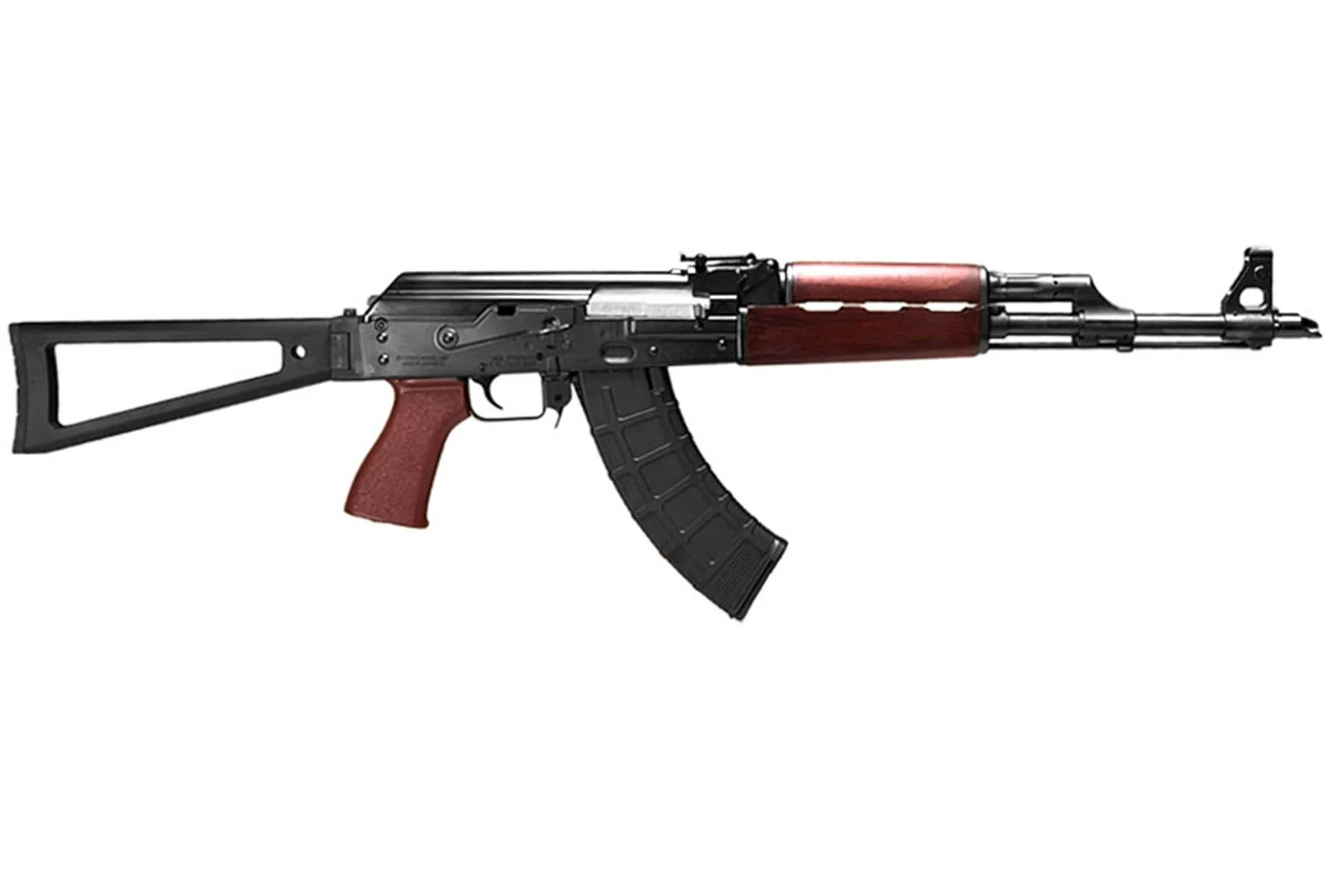 Zastava Zpapm70 16.3" 7.62X39 30rd Semi Auto Rifle Blood Red Handguard Td Grip Triangle Stock - ZR7762RTF