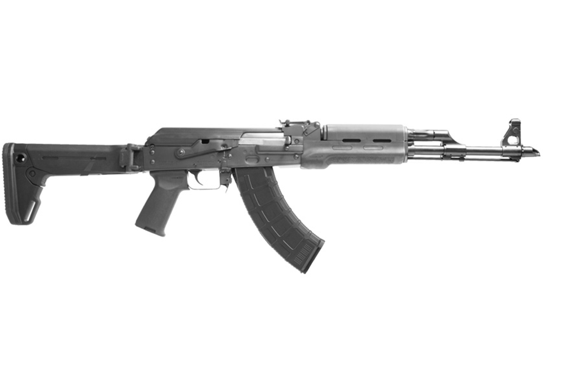 Zastava Zpapm70 16.3" 7.62X39 30rd Semi Auto Rifle Hogue Handguard Magpul Grip Magpul Zhukov Stock - ZR7762MPF