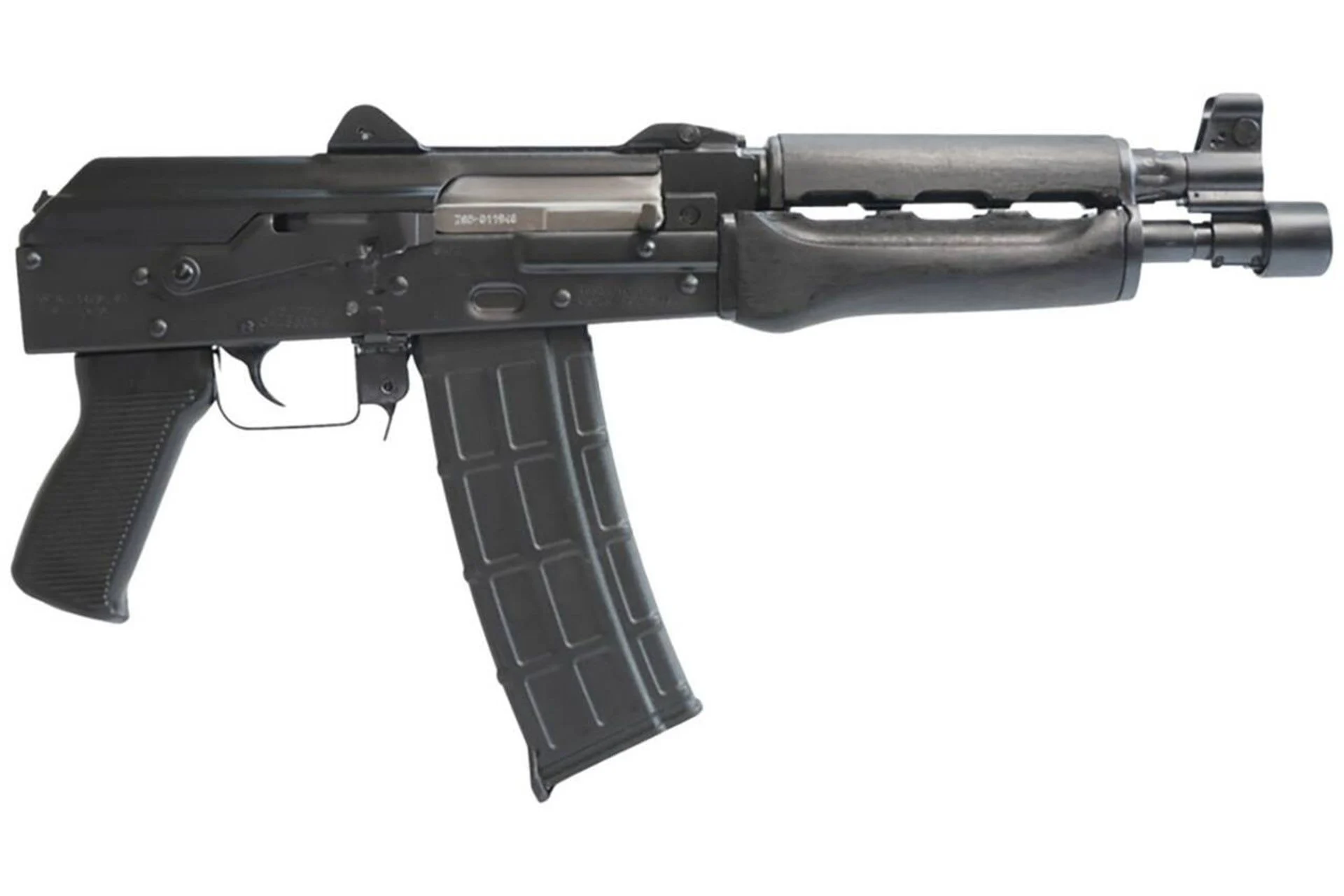 Zastava Zpap85 Ak Pistol 10" 5.56X45 30rd Semi Auto Dark Wood Bulged Trunnion 1.5 mm Receiver Chrome Lined Barrel - ZP85556