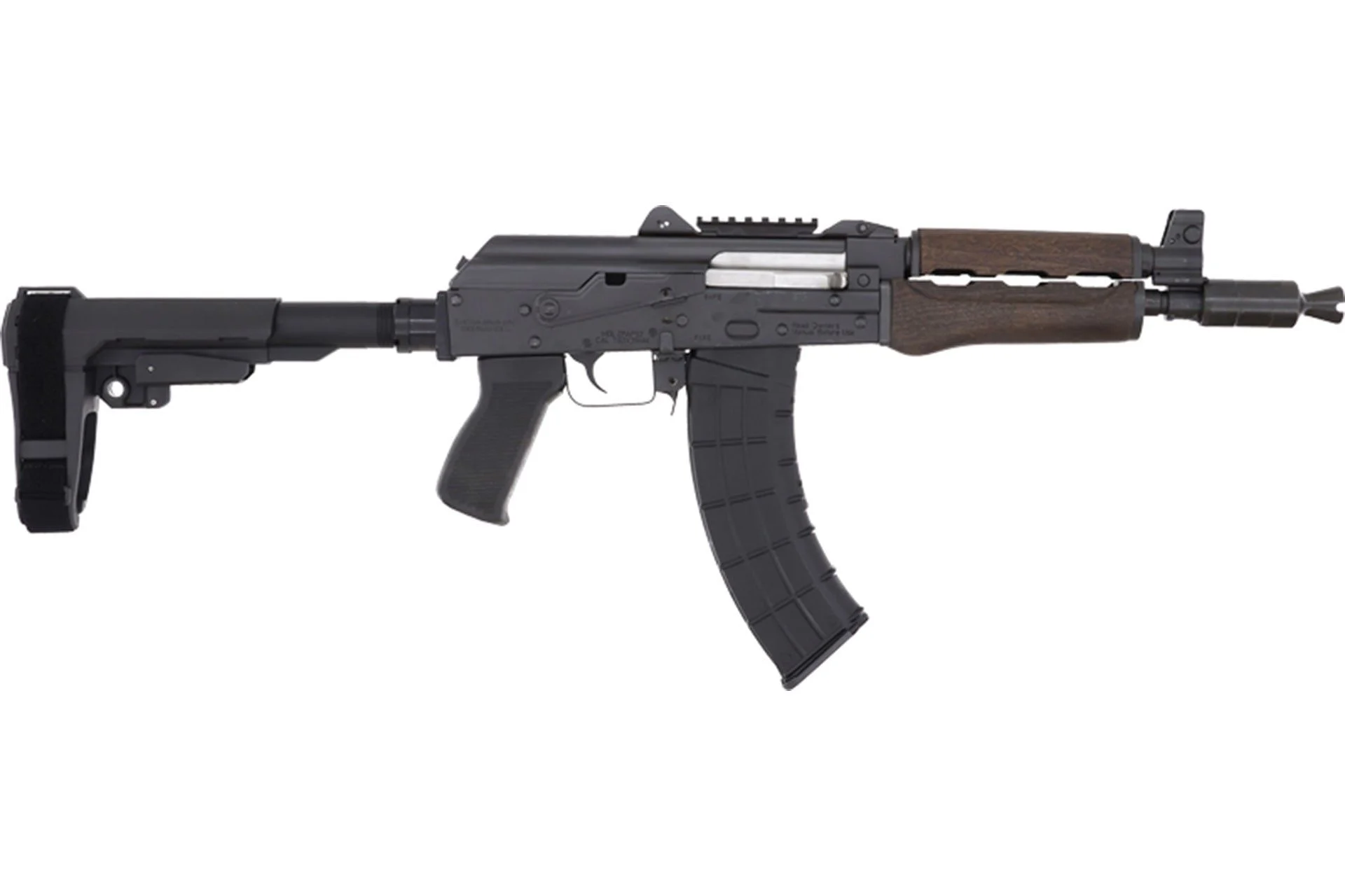 Zastava ZPAP92 10" 7.62x39 30rd Semi Auto 1.5MM Alpha Tactical Pistol - ZP92762TABM