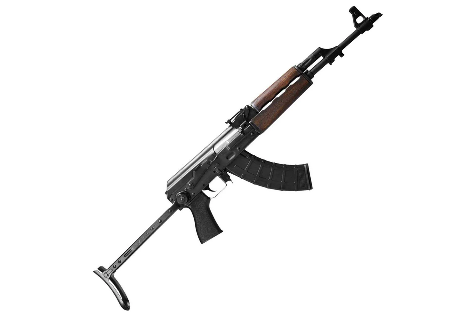 Zastava ZPAPM70 Underfolder 7.62x39mm Semi Auto Rifle - Blue/Black, 16.25" Barrel, 30+1 Rounds - ZR7762UF
